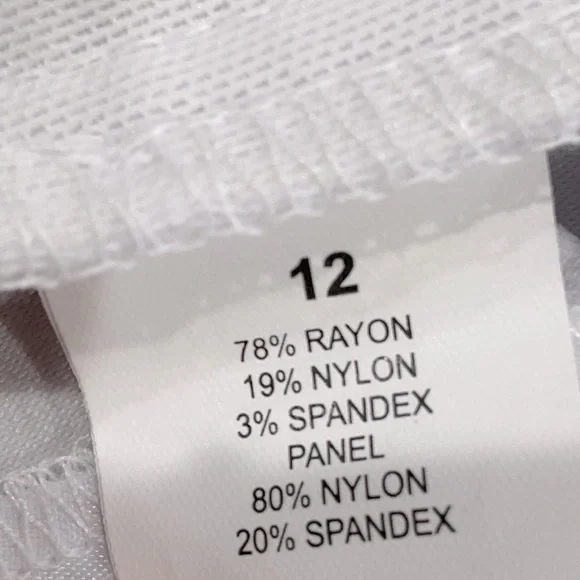 Prophecy women’s while slim fit without zipper, two pockets size 12 - Picture 7 of 15